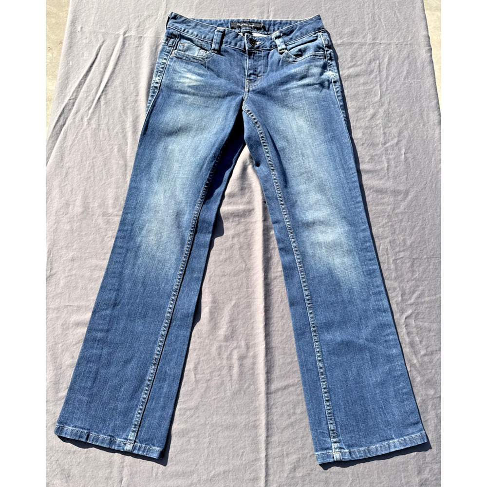Calvin Klein Bootcut Jeans Womens 4x30 Stonewash Stretch Classic Denim